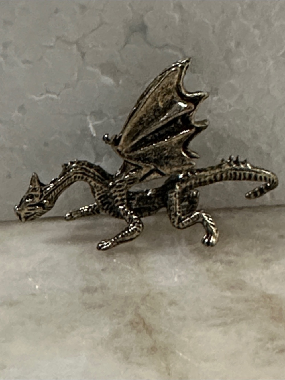 Brass Dragon Figurine